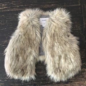 Old Navy Toddler Faux Fur Vest